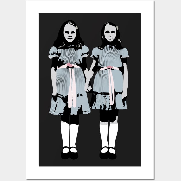 The Shining Twins Wall Art by DesignCat